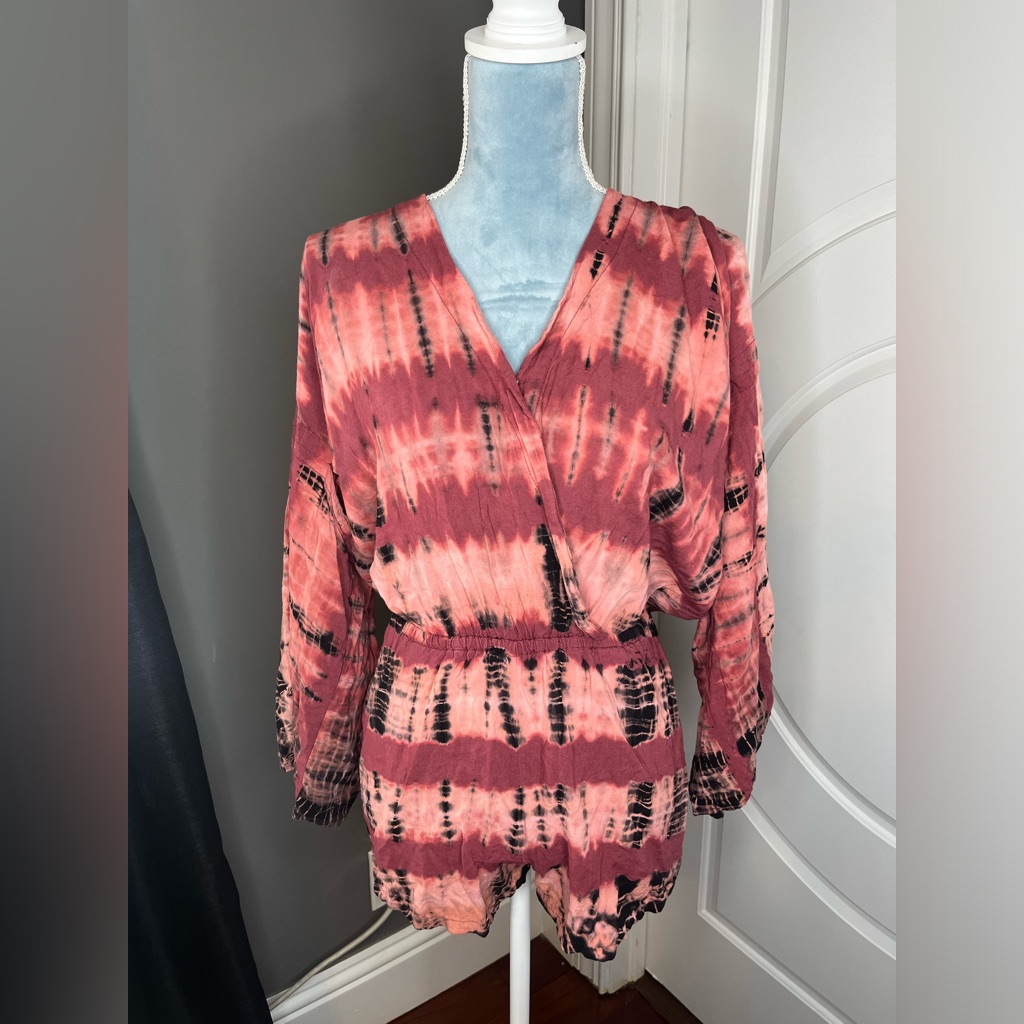 Rat & Boa Tie Dye Romper